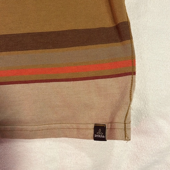 Prana Great Condition Stripe Polo - Tan/Brown/orange
Polo! Size Large - Picture 3 of 4